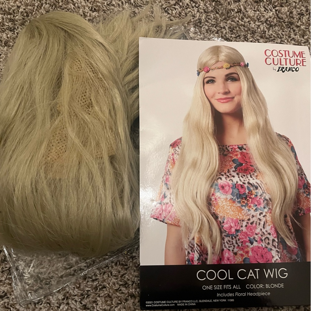 Women’s Blonde Wig - Barbie Costume